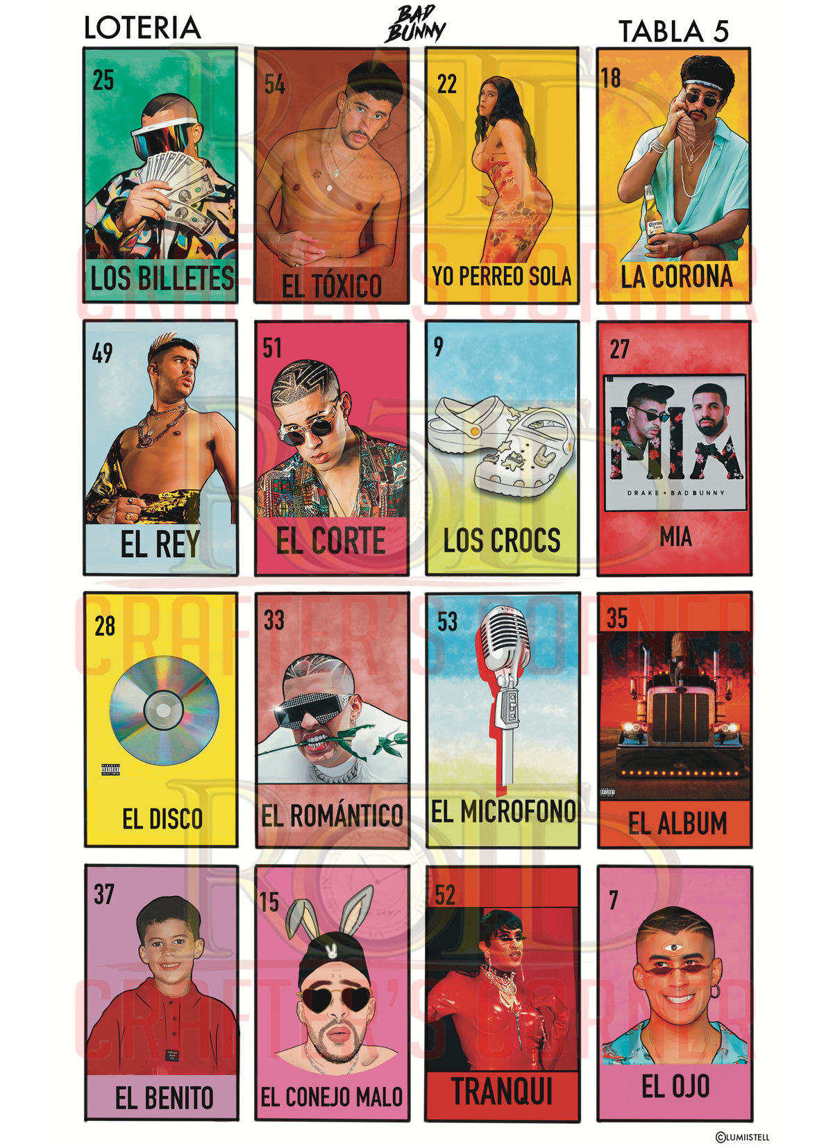 DTF Screen Print Image - Tabla 5