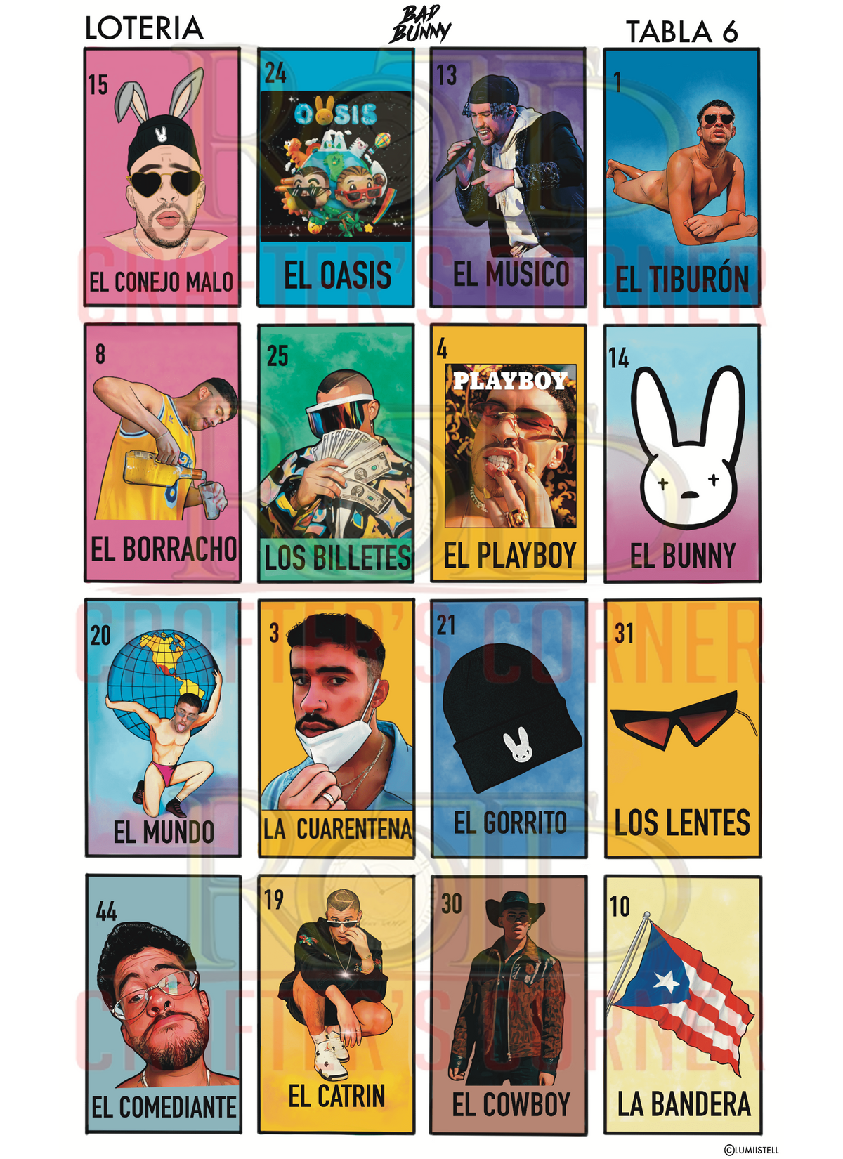 DTF Screen Print Image - Tabla 6