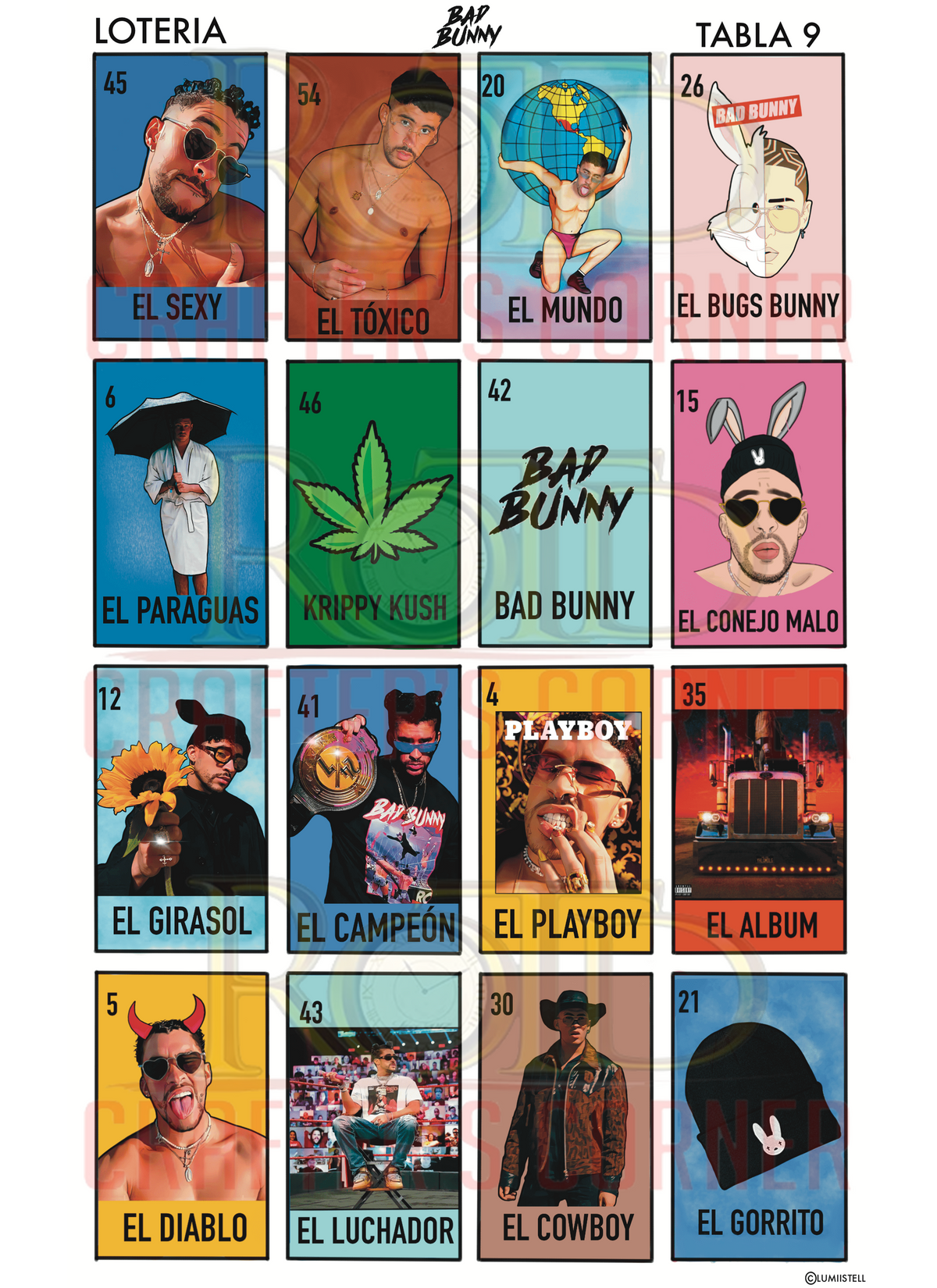 DTF Screen Print Image - Tabla 9