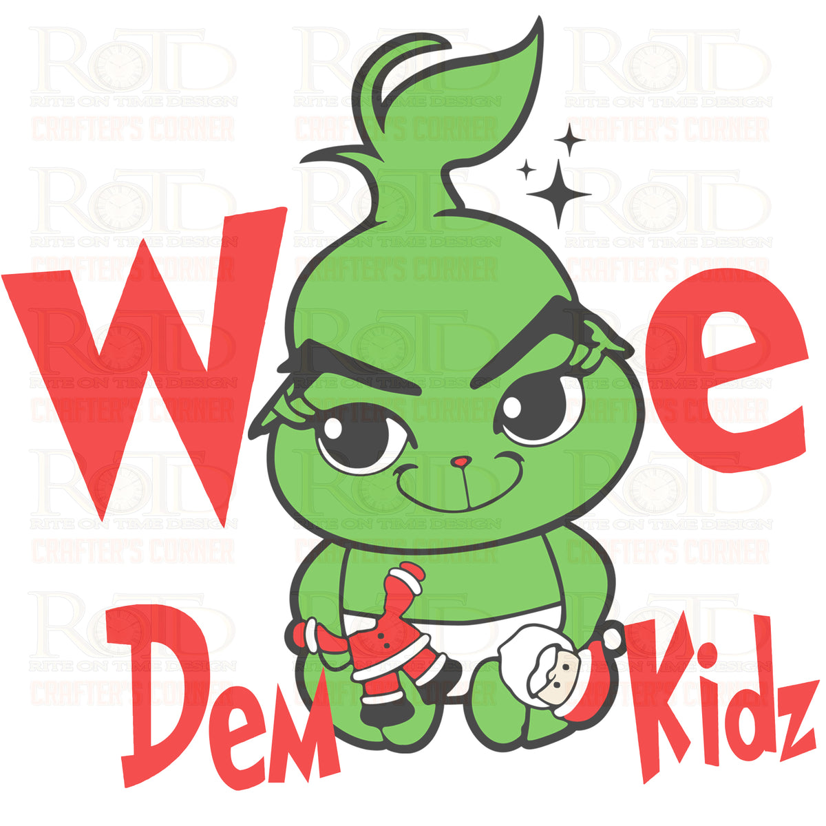 DTF Screen Print Image - We Dem Kidz