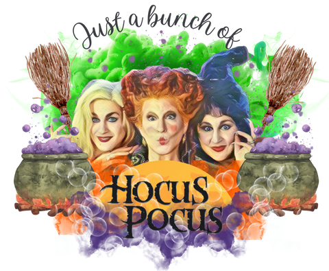 DTF Screen Print Image - Just a Bunch of Hocus Pocus 3