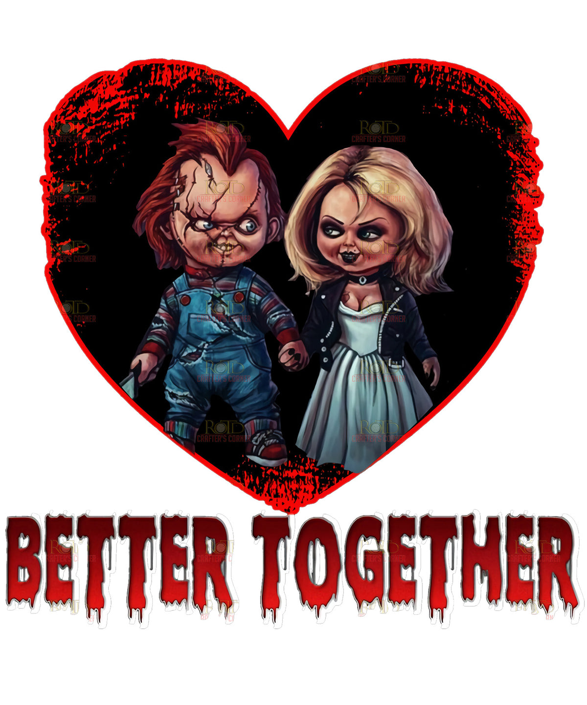 DTF Screen Print Image - Better Together