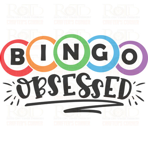 DTF Screen Print Image - Bingo Obsessed