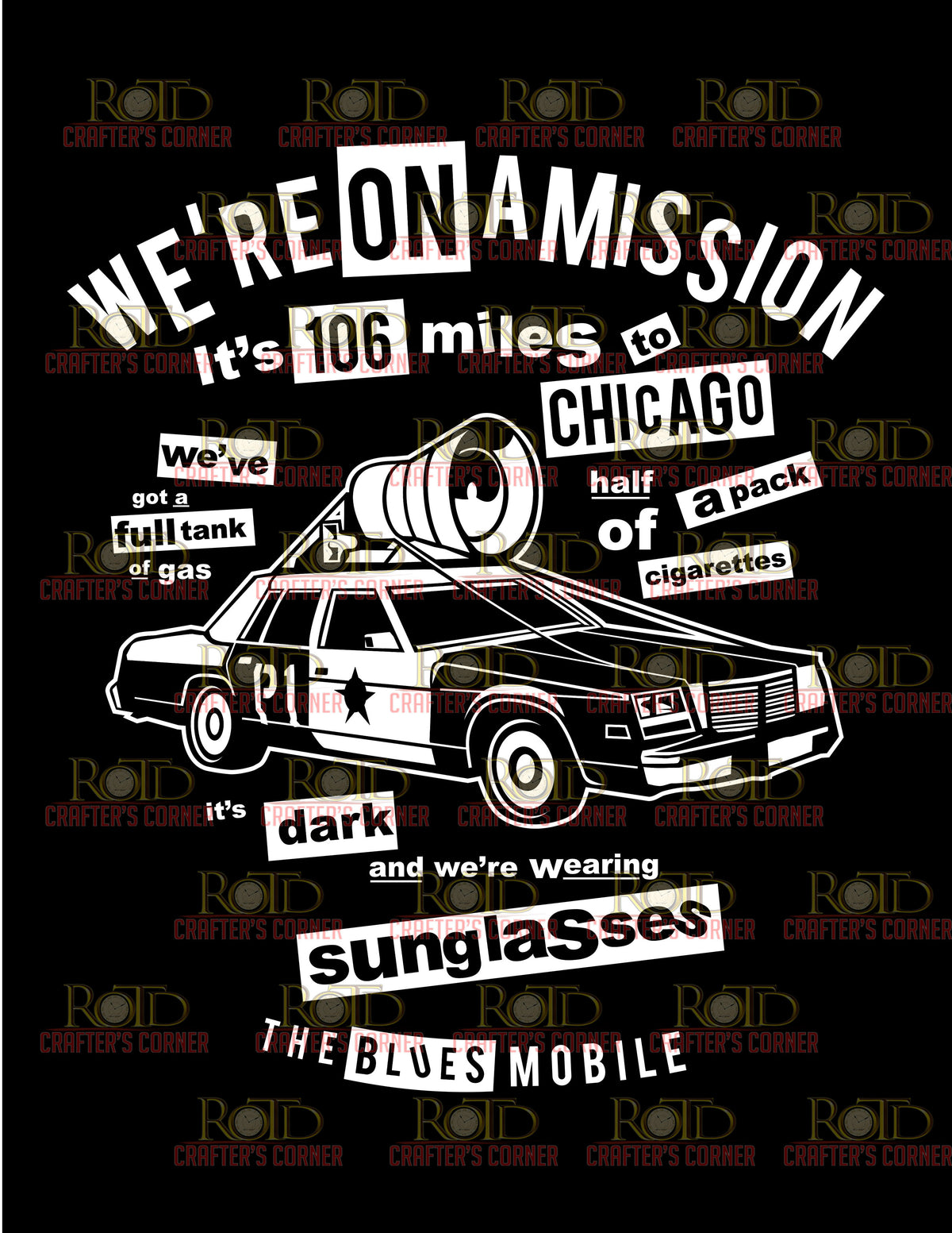 DTF Screen Print Image - We're on a Mission