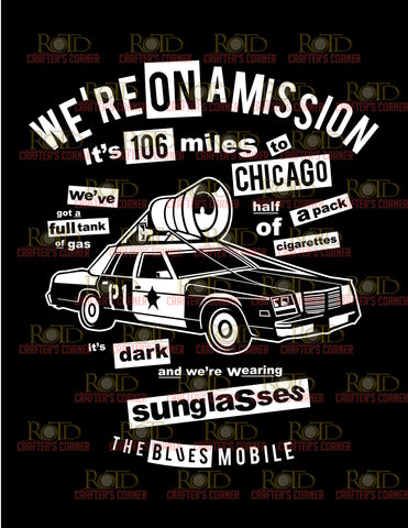 DTF Screen Print Image - We're on a Mission