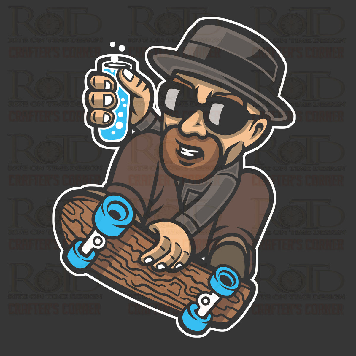 DTF Screen Print Image - Chemical Board