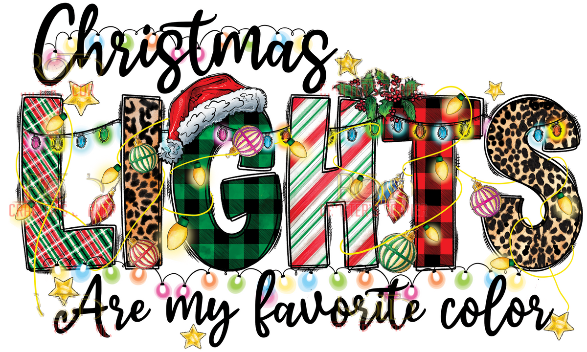 Christmas Lights Are My Favorite Color