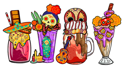 DTF Screen Print Image - Dia de los Muertos 2