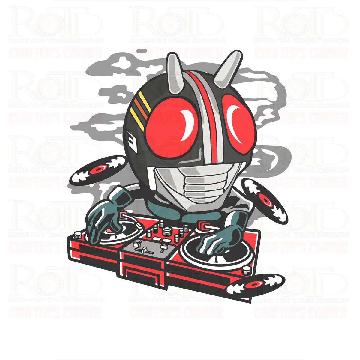 DTF Screen Print Image - DJ Kamen