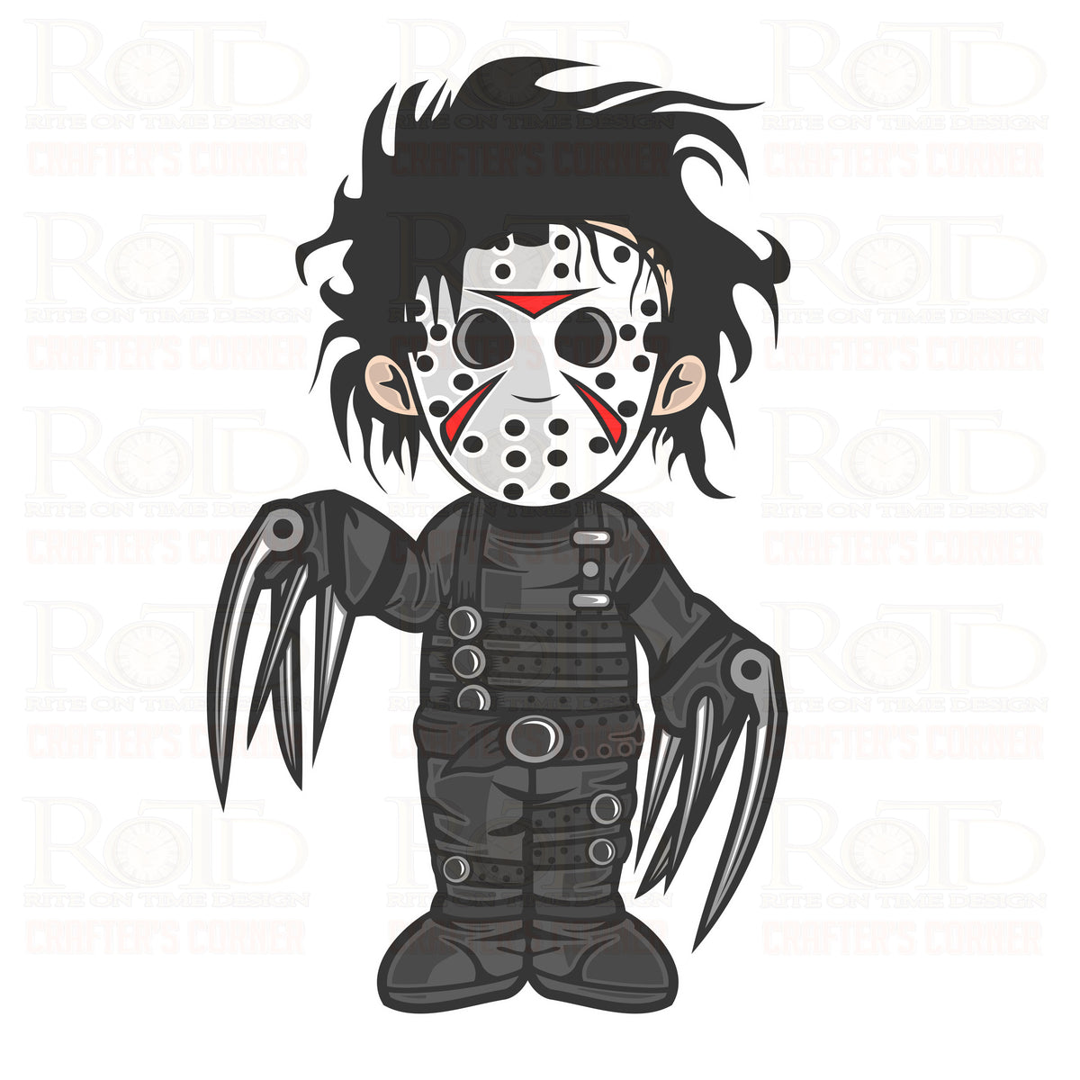 DTF Screen Print Image - Edward Scissorhands