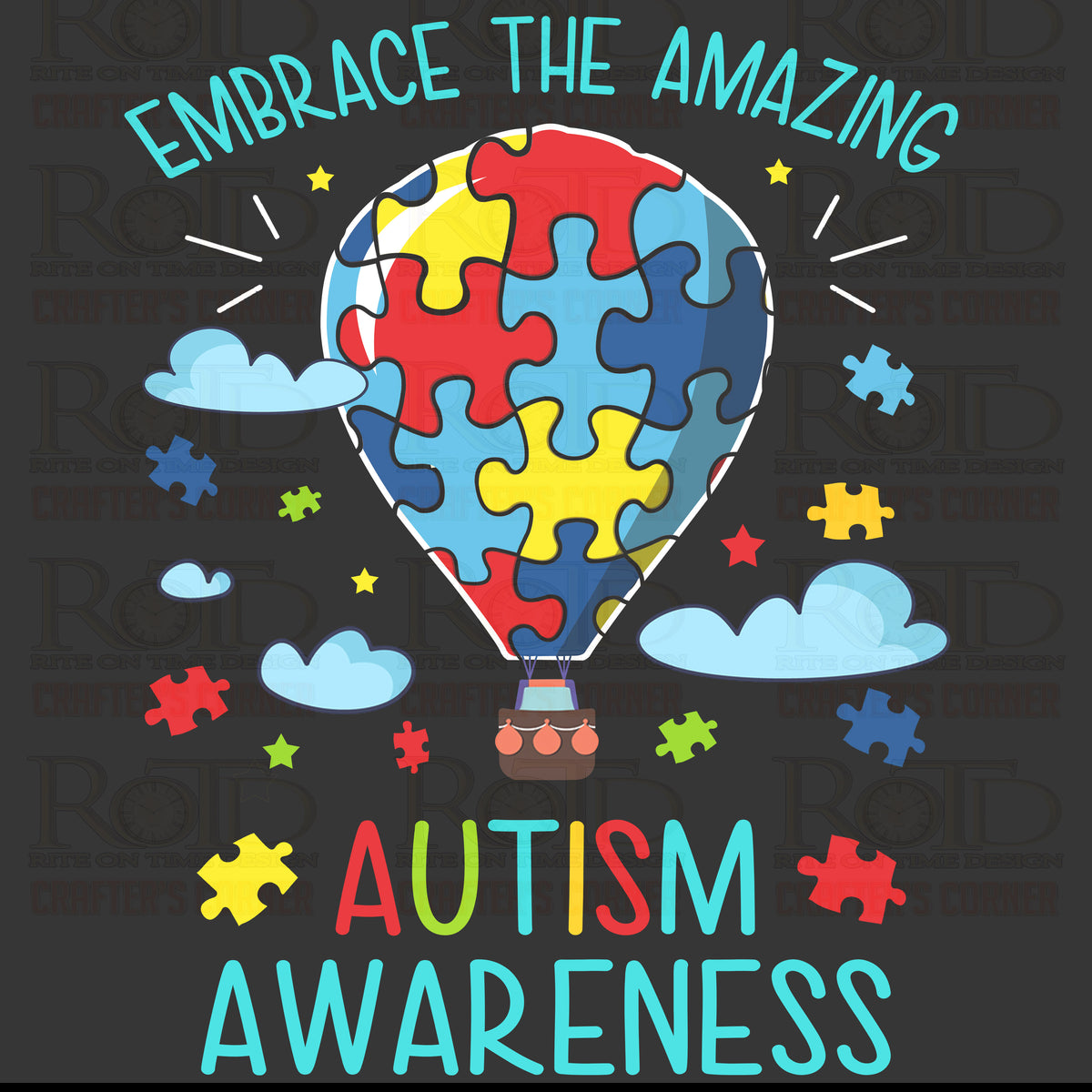 DTF Screen Print Image - Embrace the Amazing