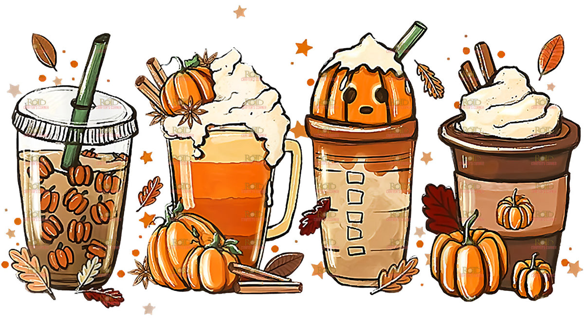 DTF Screen Print Image - Fall Starbucks 2
