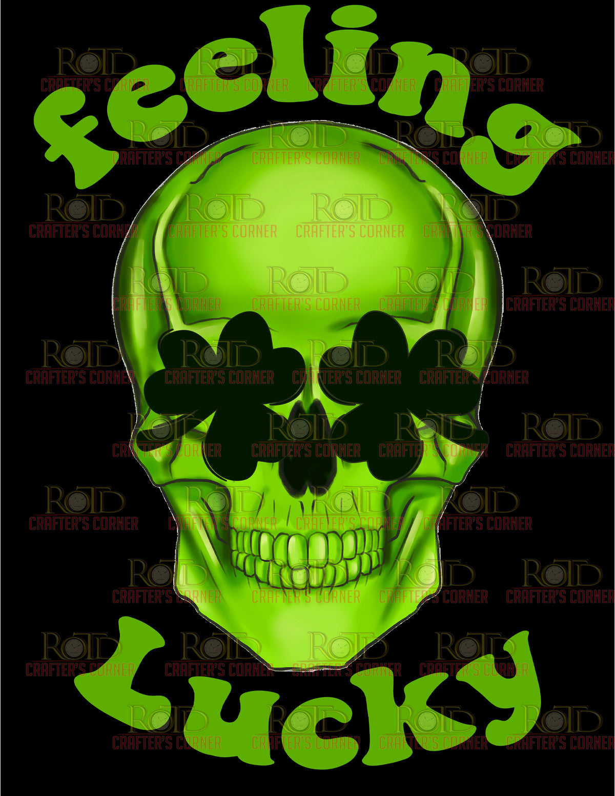 DTF Screen Print Image - Feeling Lucky