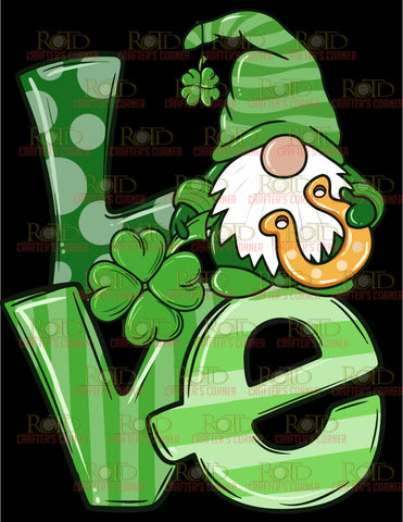 DTF Screen Print Image - Gnome Love