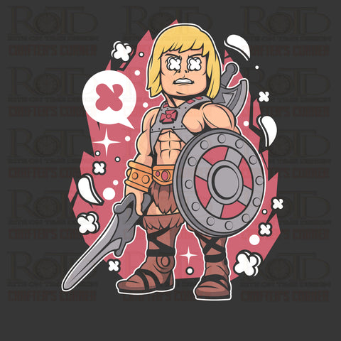 DTF Screen Print Image - He-Man