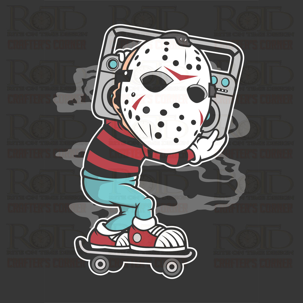 DTF Screen Print Image - Jason Boombox