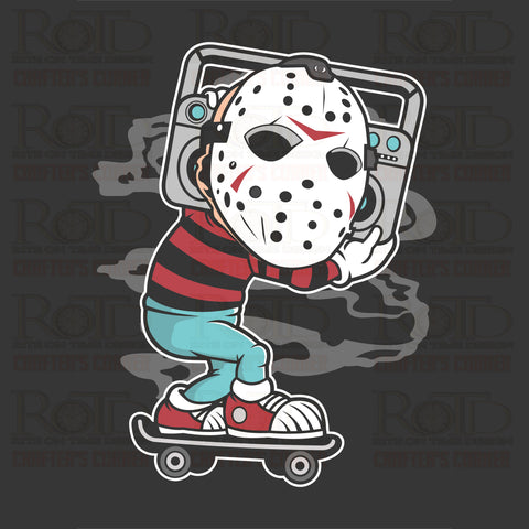 DTF Screen Print Image - Jason Boombox