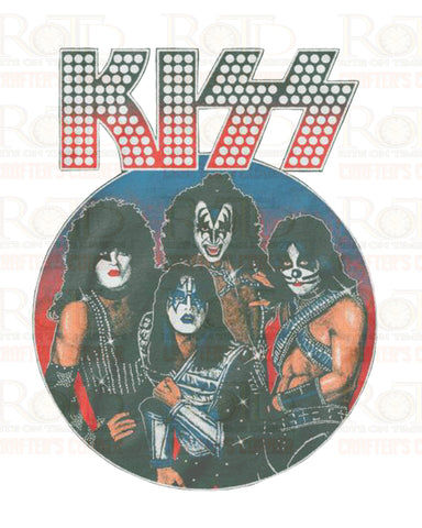 DTF Screen Print Image - Kiss