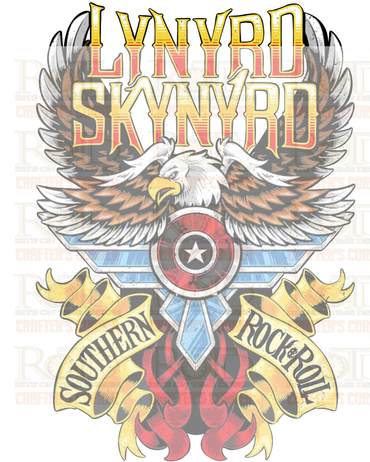 DTF Screen Print Image - Lynard Skynard