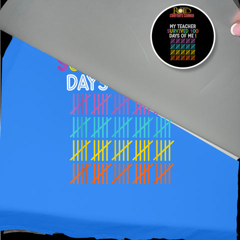 My Teacher Survived 100 Days of Me Hashmark