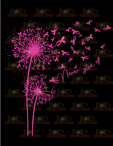 DTF Screen Print Image - Never Give Up 2