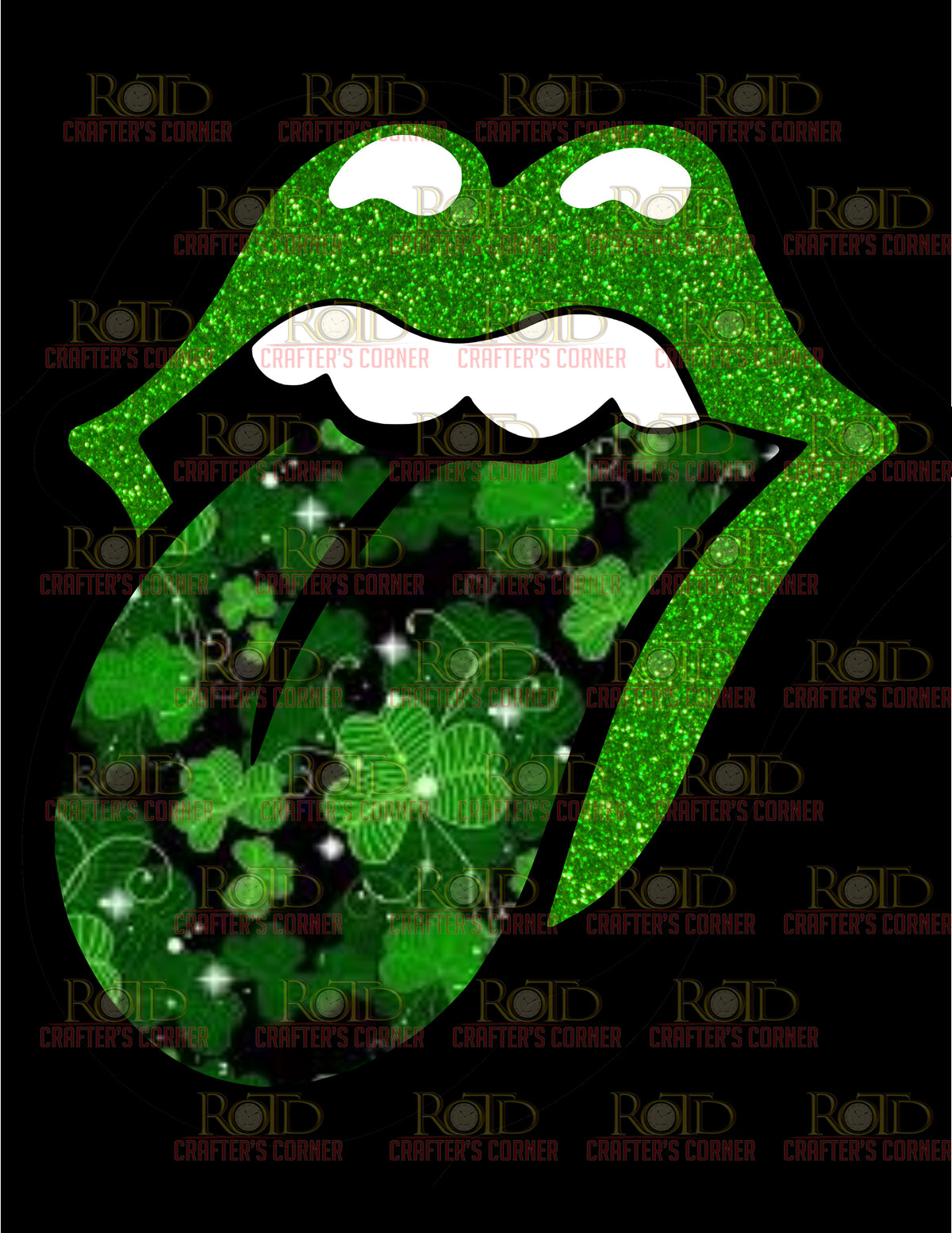 DTF Screen Print Image - St Patrick Mouth