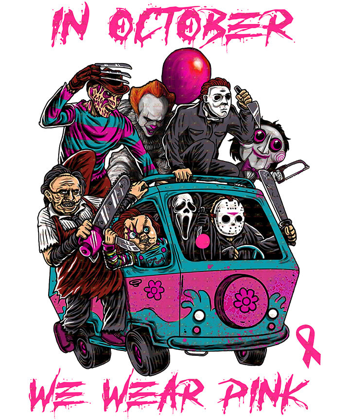 DTF Screen Print Image - We Wear Pink