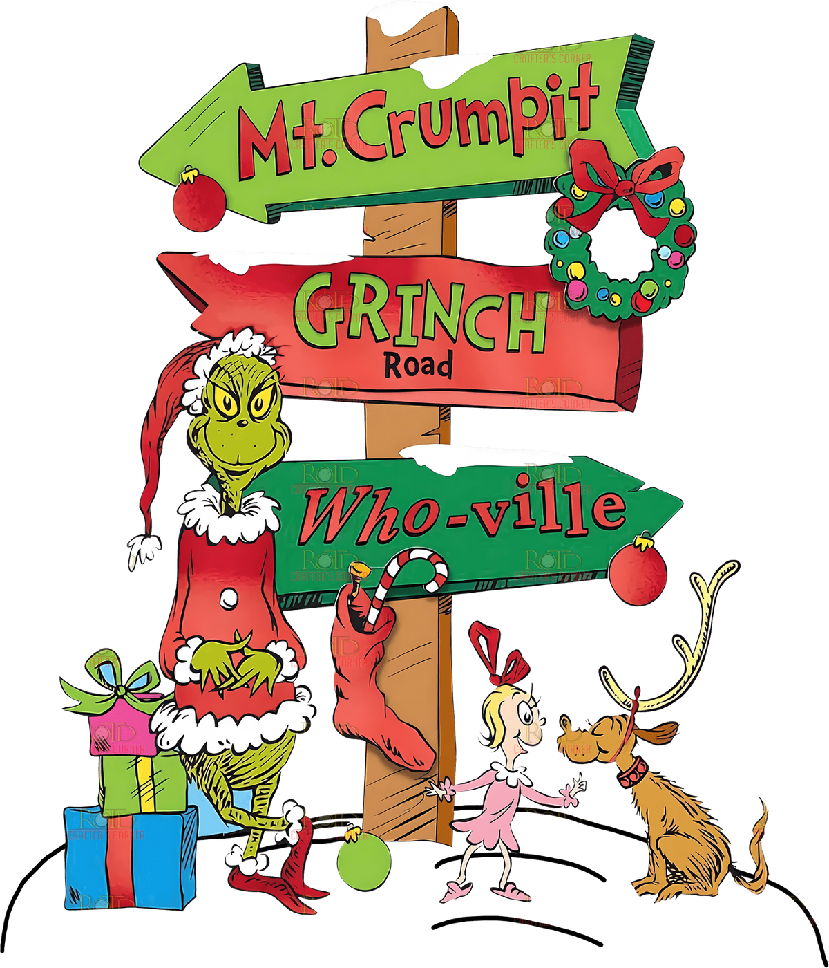 DTF Screen Print Image - Whoville