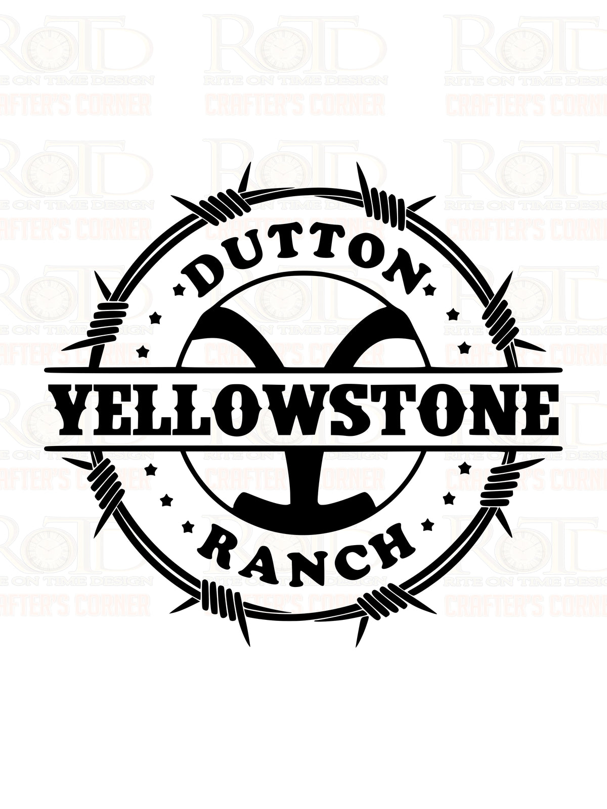 DTF Screen Print Image - Yellowstone Dutton Ranch